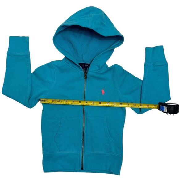 RALPH‎ LAUREN Zip up Hoodie, GIRLS Size 7/ SMALL - Picture 4 of 7
